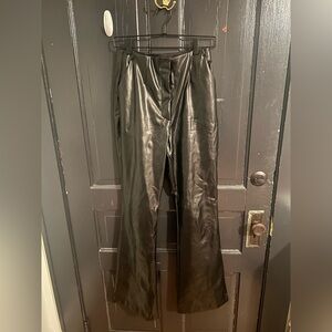 Abercrombie boot cut leather pants